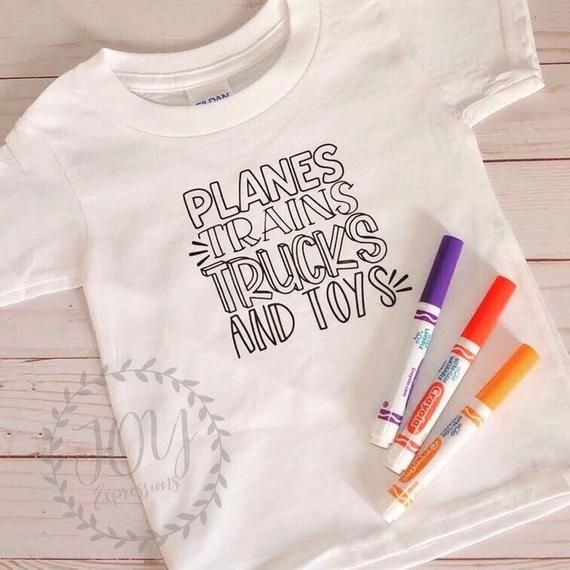 Kids Colouring Shirt Coloring Shirt Colouring T shirt Party Etsy 