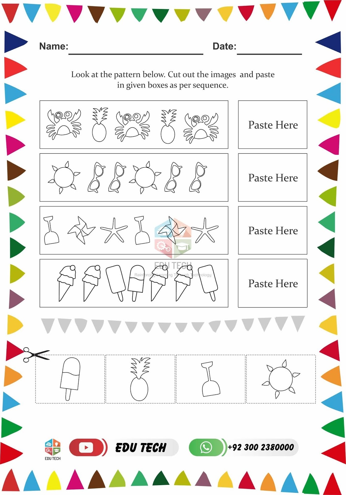 Kids Puzzle Worksheet