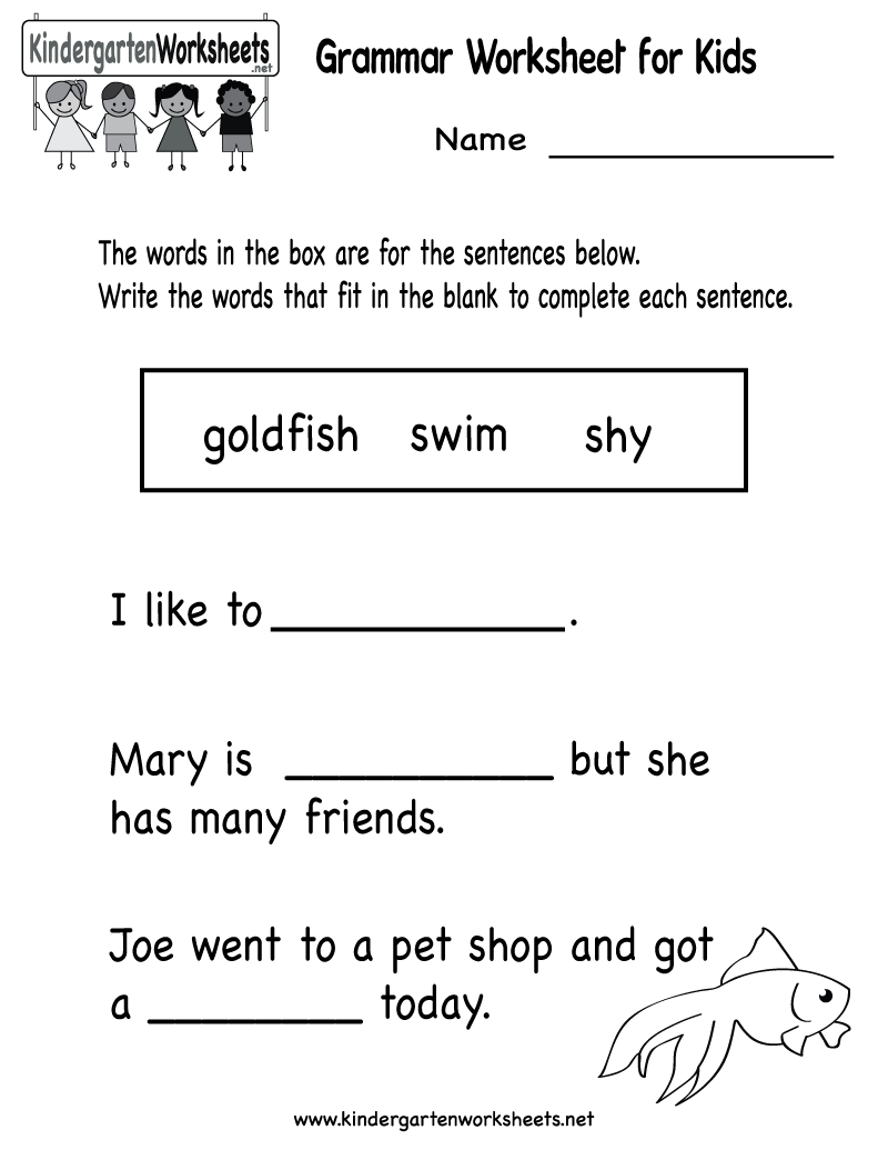 Kids Worksheets Printable