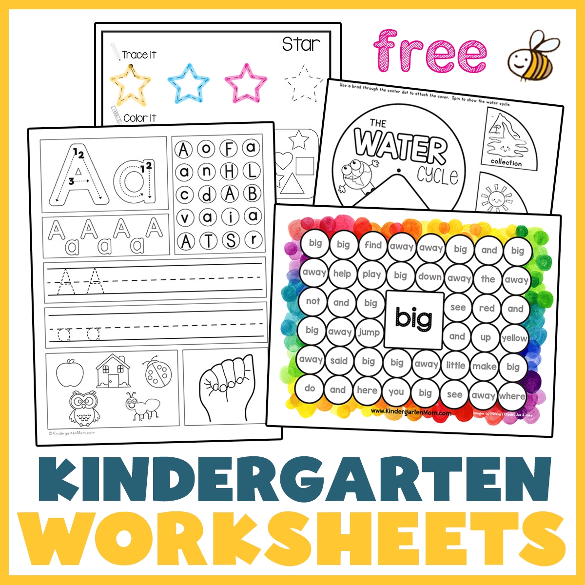 Kindergarten Learning Printouts