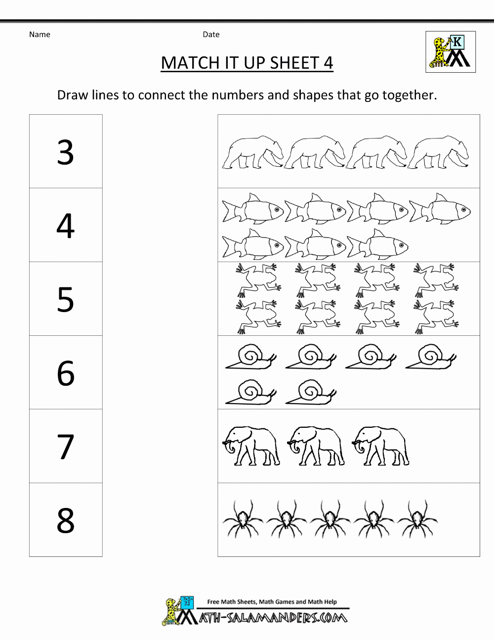 kindergarten math worksheets pdf