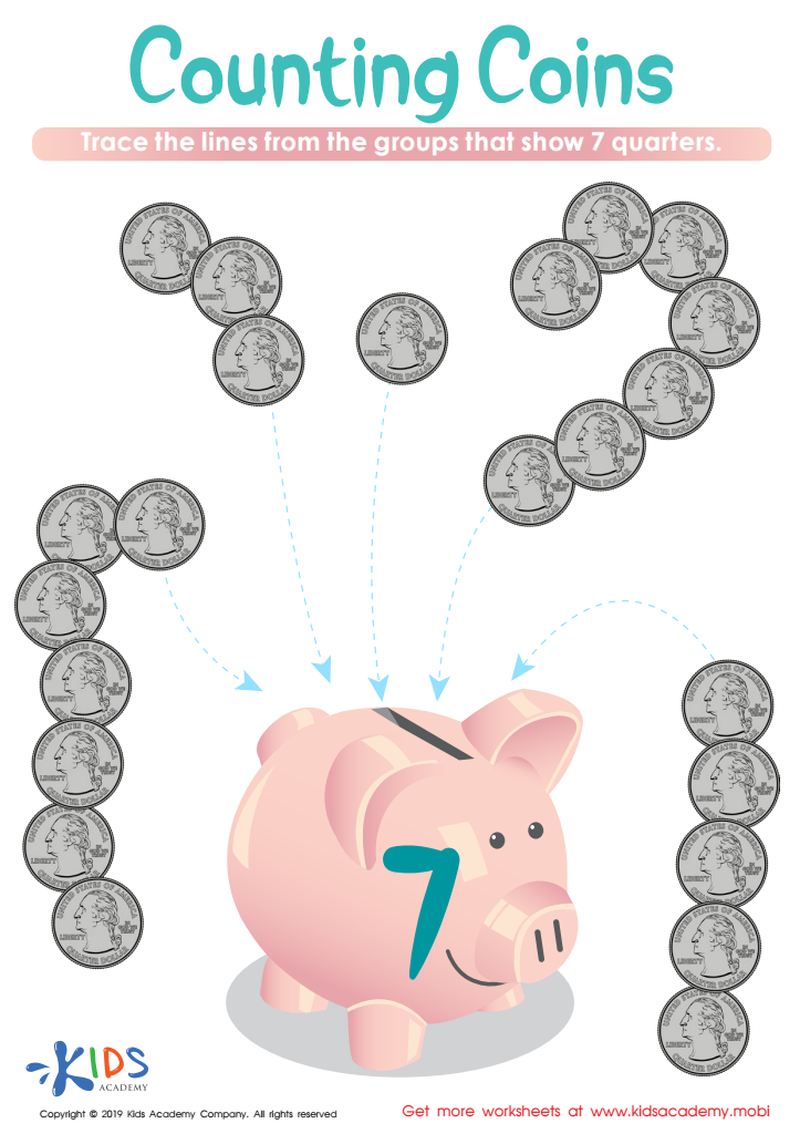 money worksheets for preschoolers