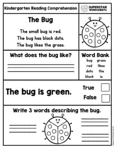 worksheets free for kindergarten
