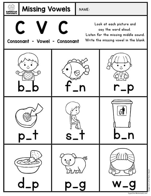 Kindergarten Worksheets Superstar Worksheets Worksheets Library