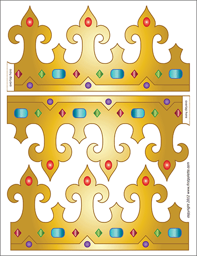 King And Queen 39 s Crown Templates Free Printable Templates Coloring 