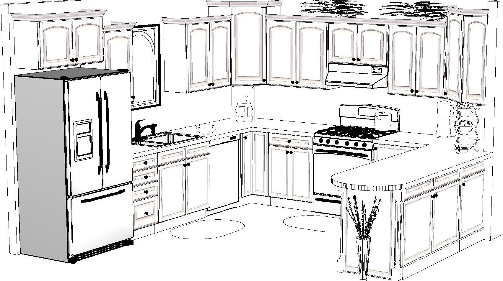 Kitchen Cabinet Design Template Printable Word Searches