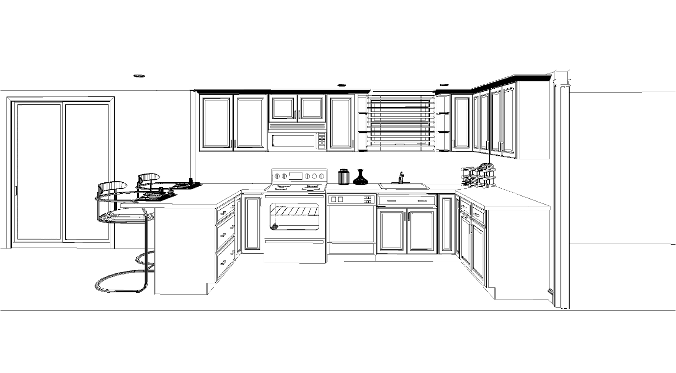 Kitchen Cabinet Layout Template Things In The Kitchen