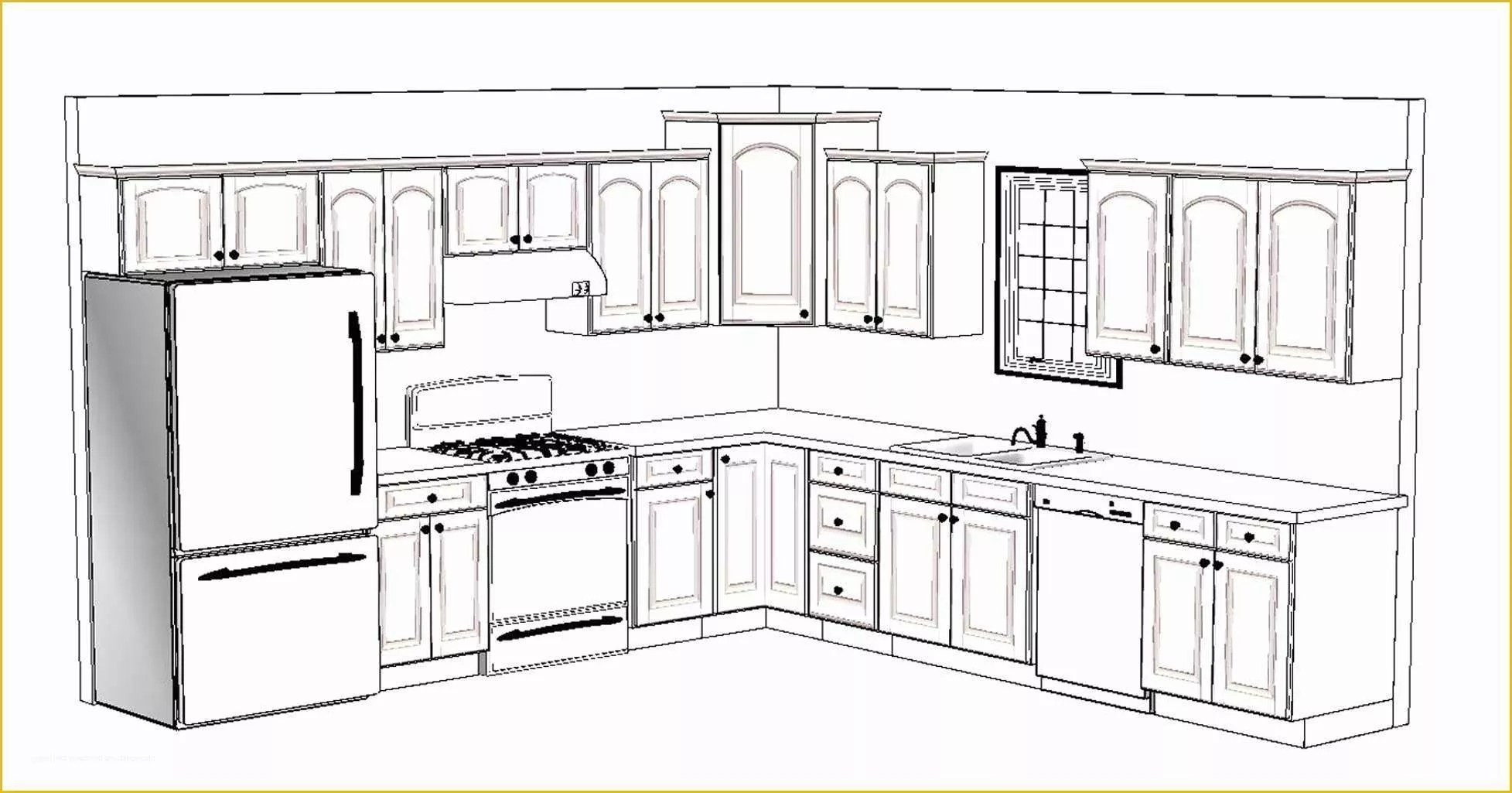 Kitchen Layout Template