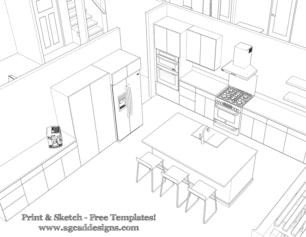 kitchen design templates free