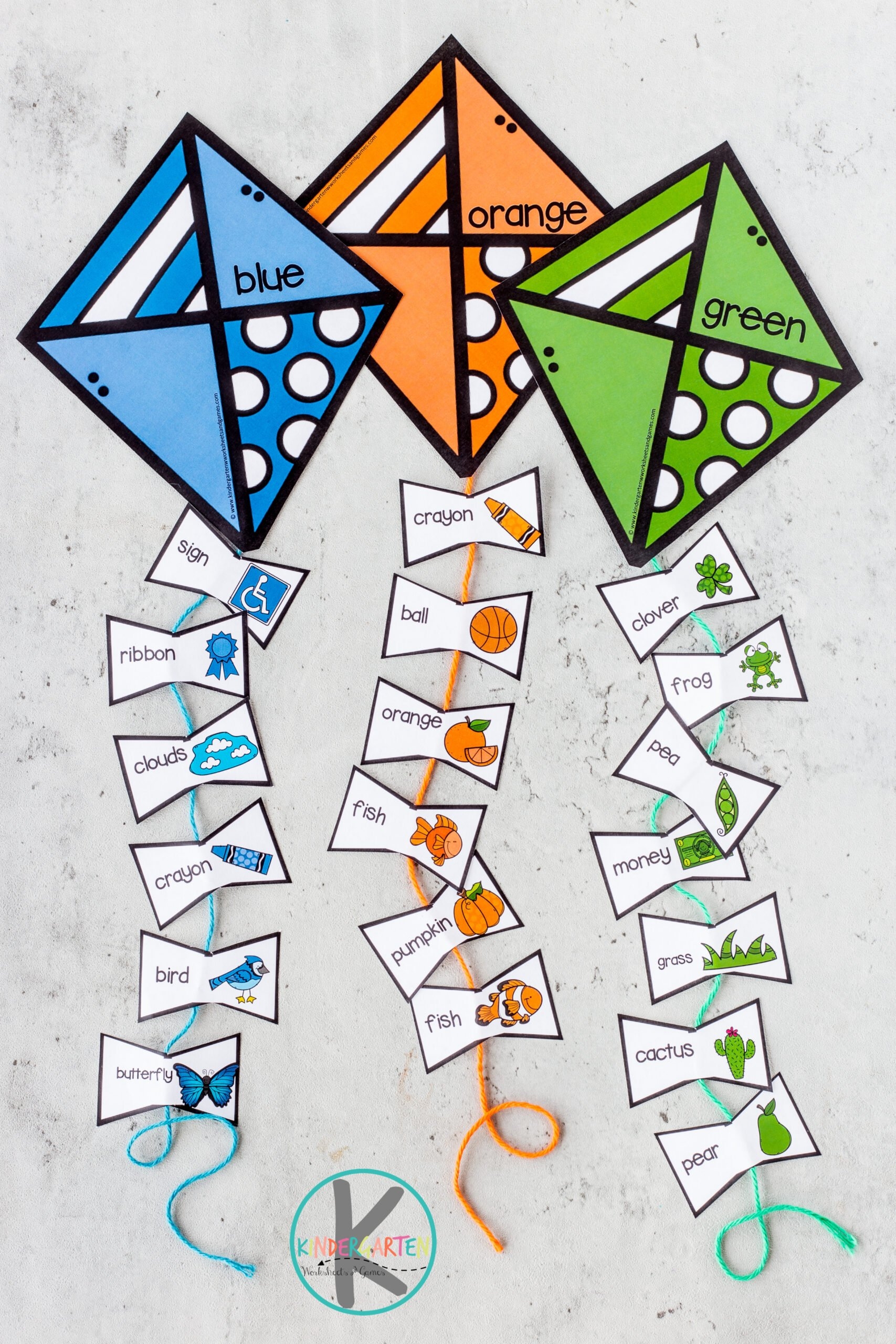 free printable kite worksheets