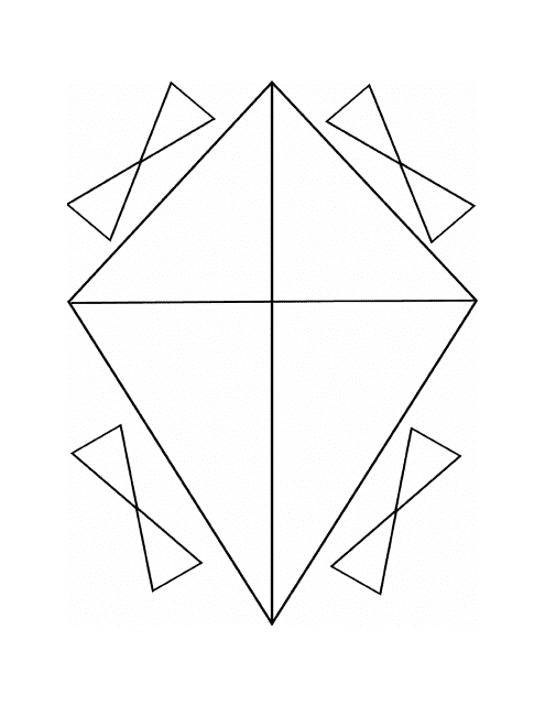 kite printable template