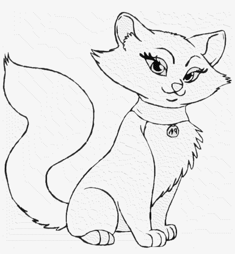 Kitty Cat Drawing Coloring Pages Coloring Pages
