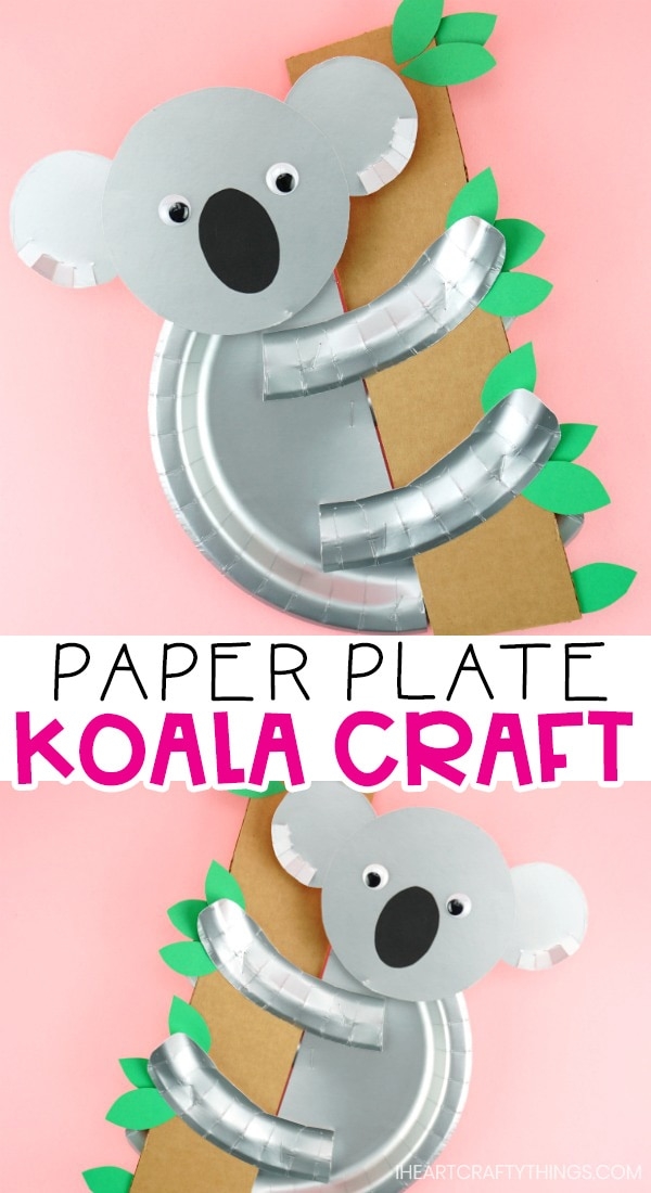 Koala Printable Template Easy Paper Plate Craft For Kids I Heart 