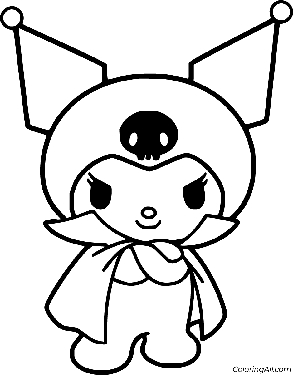 Kuromi Coloring Pages 33 Free Printables ColoringAll