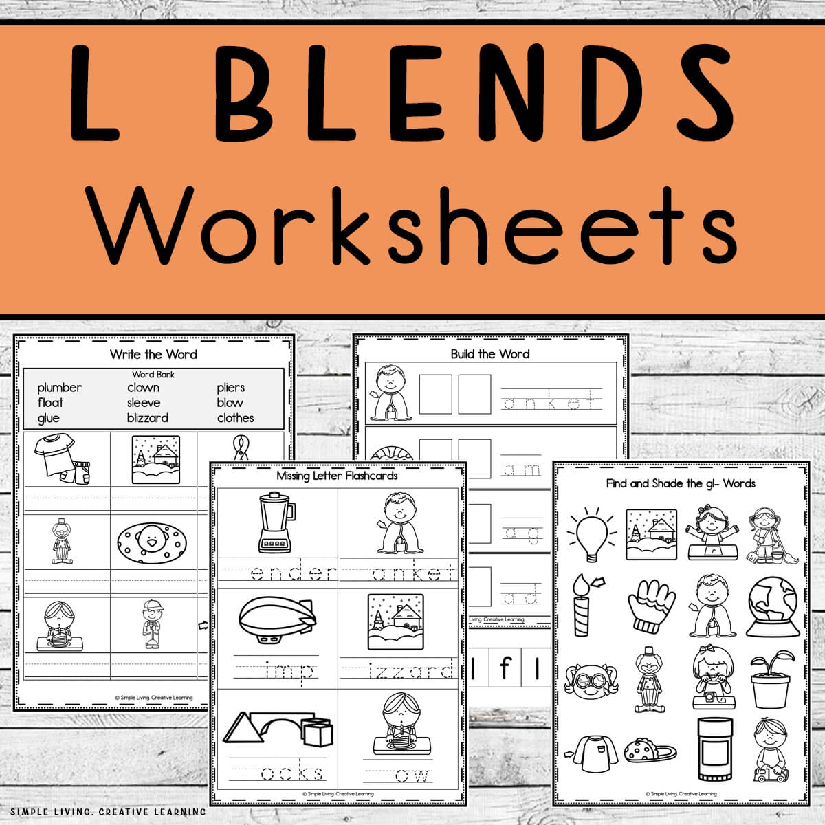 l blends worksheets pdf