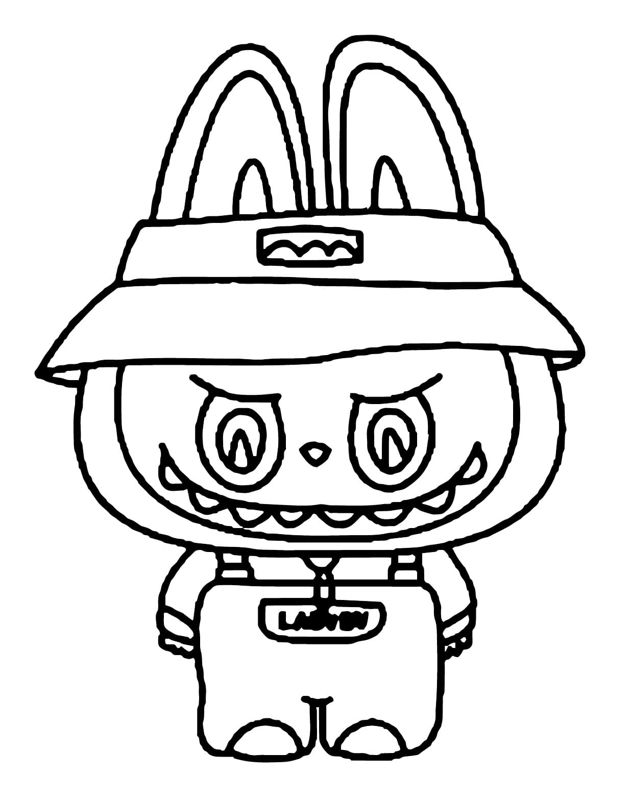 Labubu Coloring Pages Coloring Nation