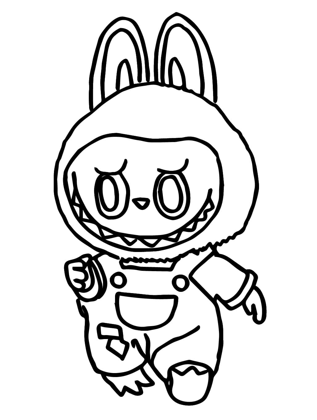 Labubu Coloring Pages Coloring Nation