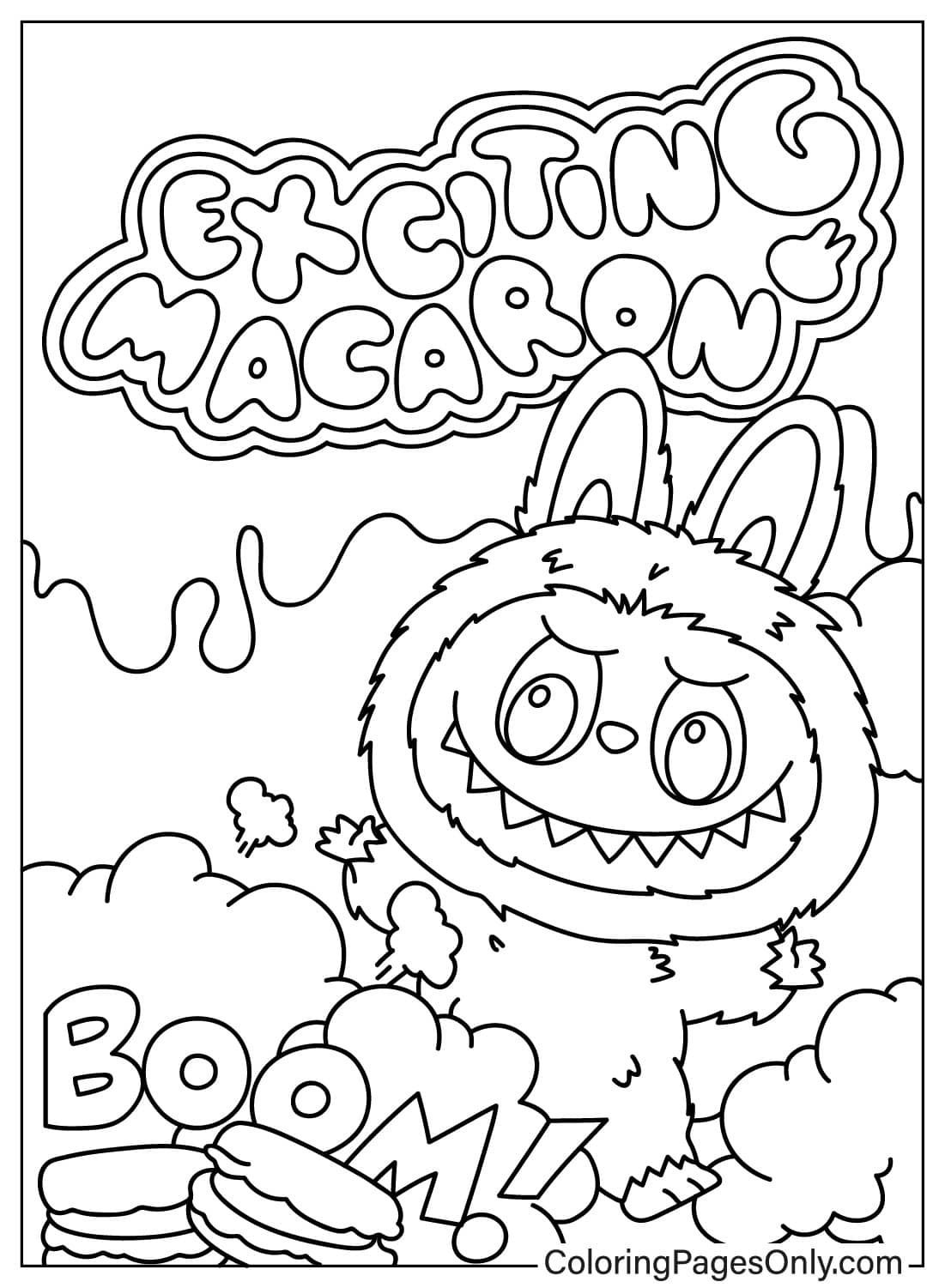 Labubu Coloring Pages Free Printable Cute Monster Fun For Kids