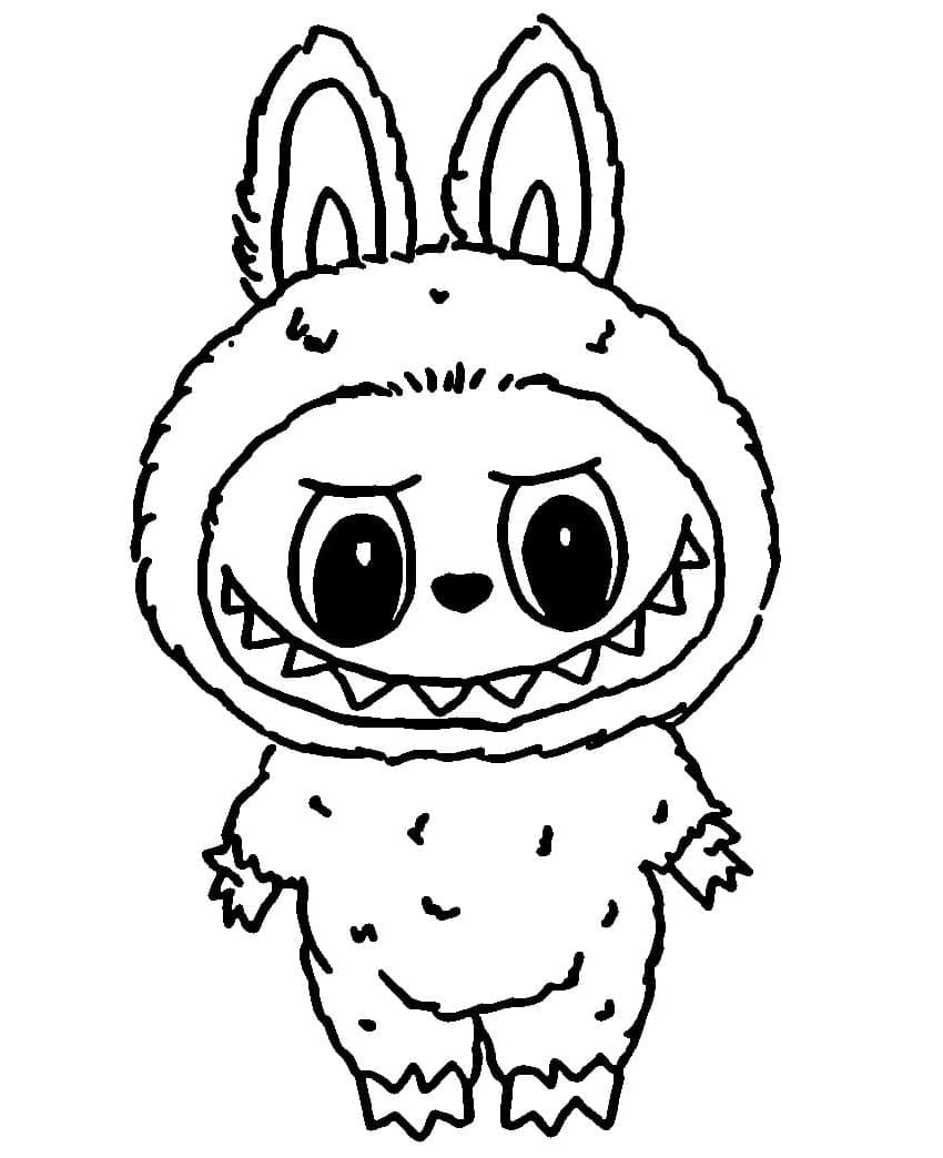 Labubu Printable Coloring Page Free Download And Print For You