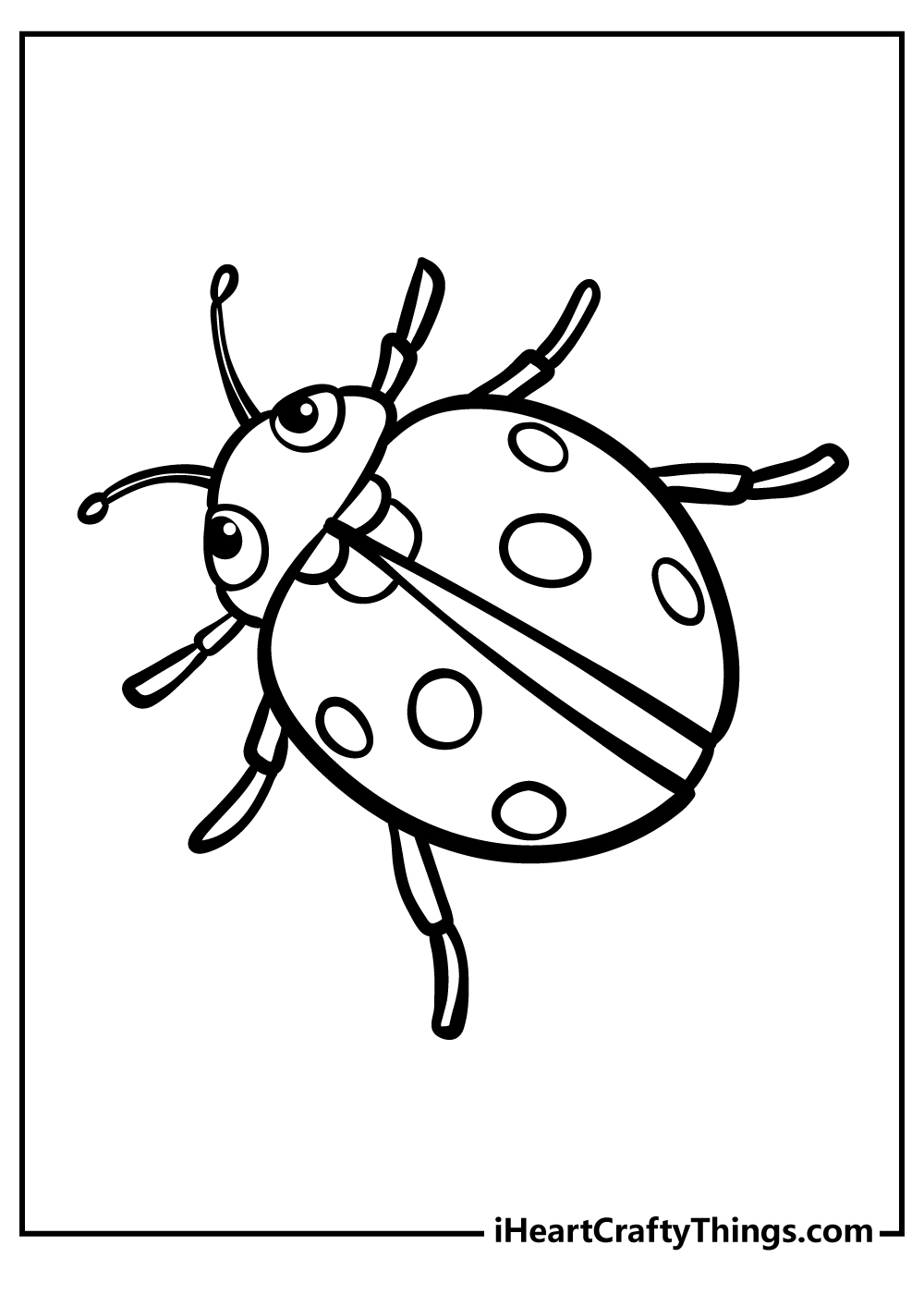 coloring page ladybug