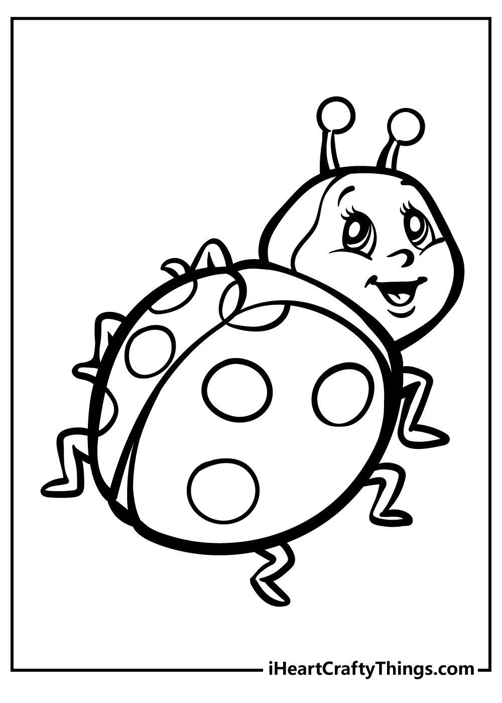 Ladybug Coloring Pages Ladybug Coloring Page Bug Coloring Pages