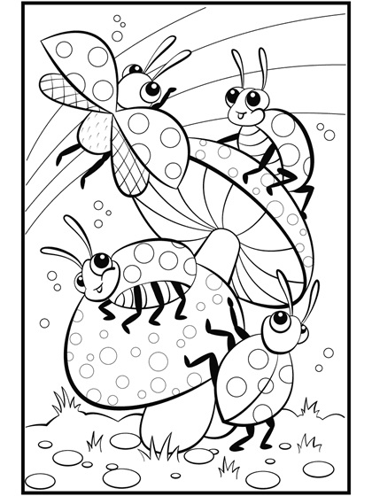 Ladybugs Coloring Pages Coloring Book 6000 Coloring Pages 