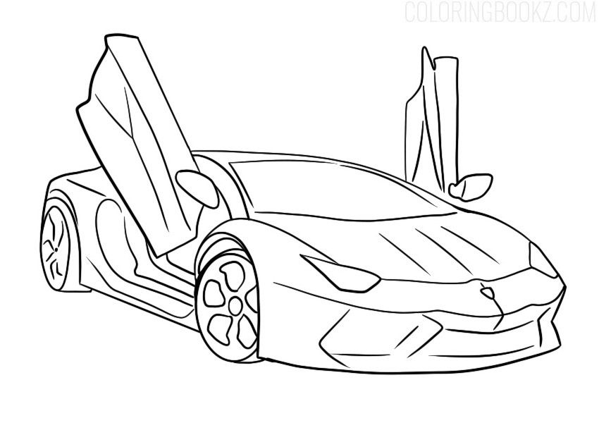 Lamborghini Coloring Pages Coloring Home
