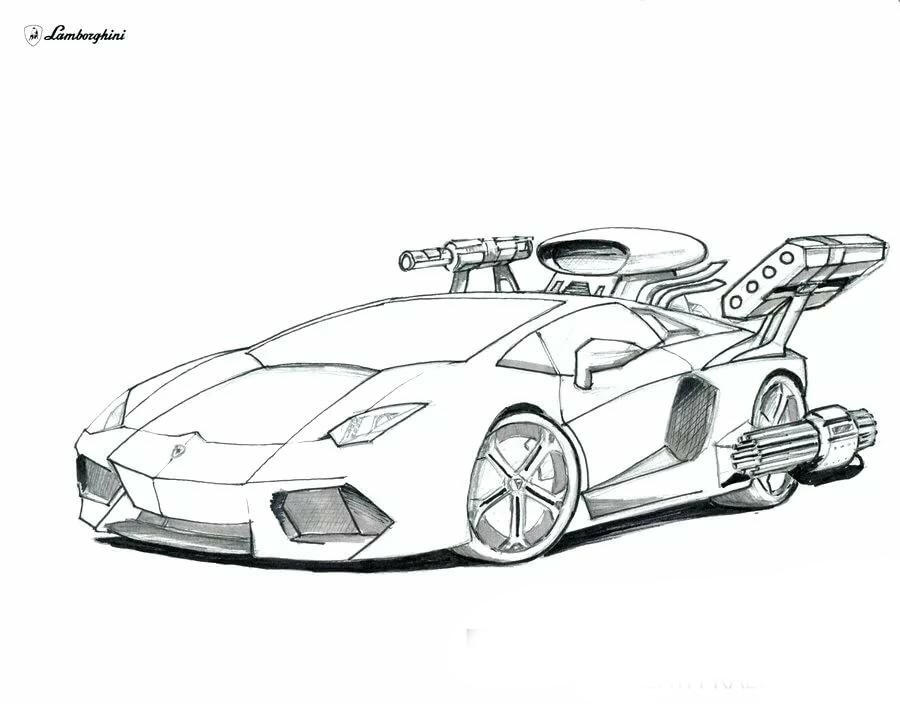 Lamborghini Veneno Coloring Pages Free Printable Coloring Pages The 