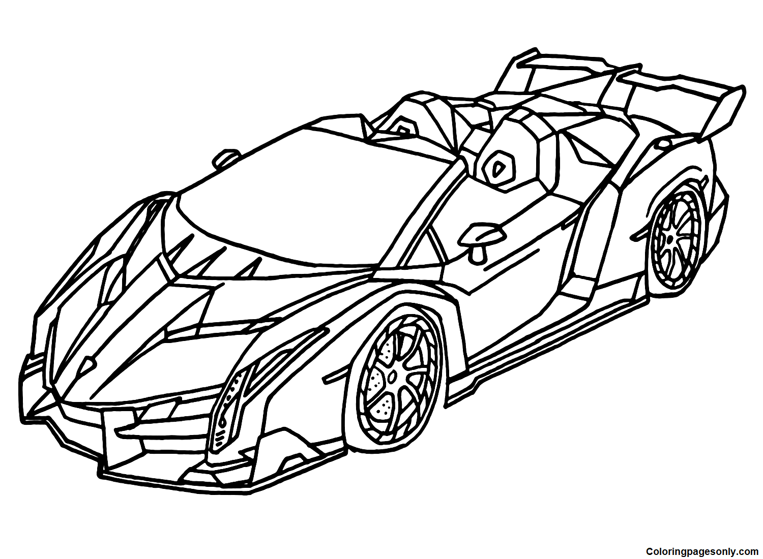 Lamborghini Veneno Coloring Pages Lamborghini Coloring Pages The Best 