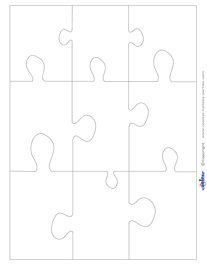 blank printable puzzle template