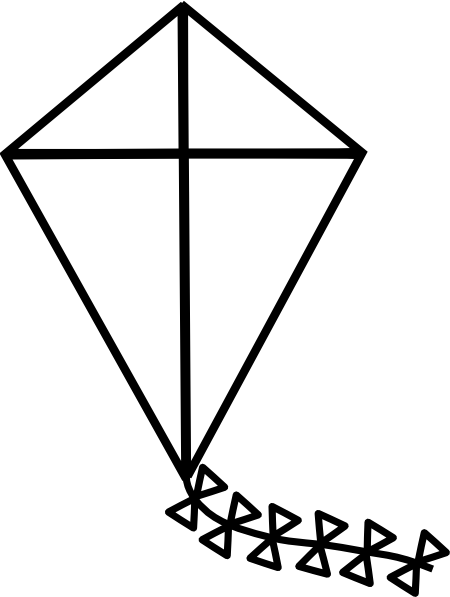 Large Kite Template ClipArt Best
