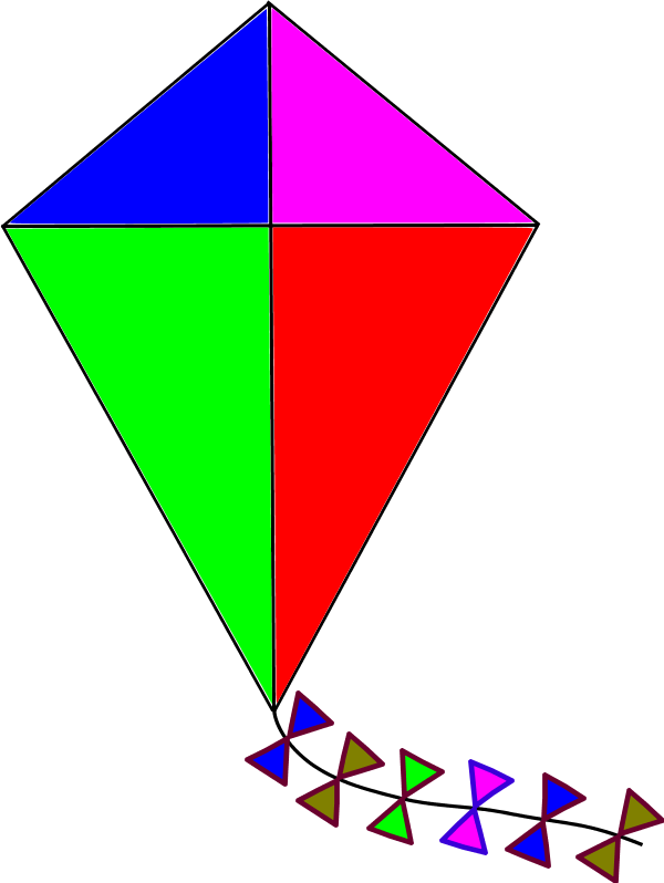 Large Kite Template ClipArt Best