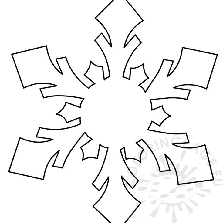 free snowflake template pdf