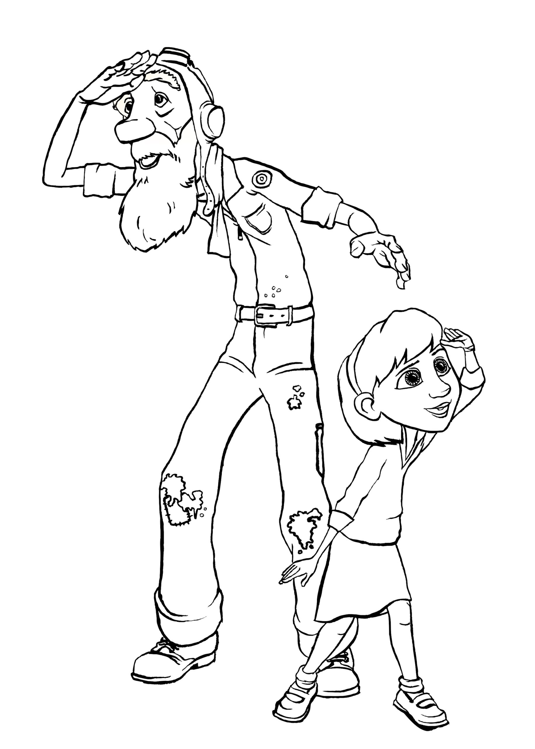 le coloring pages