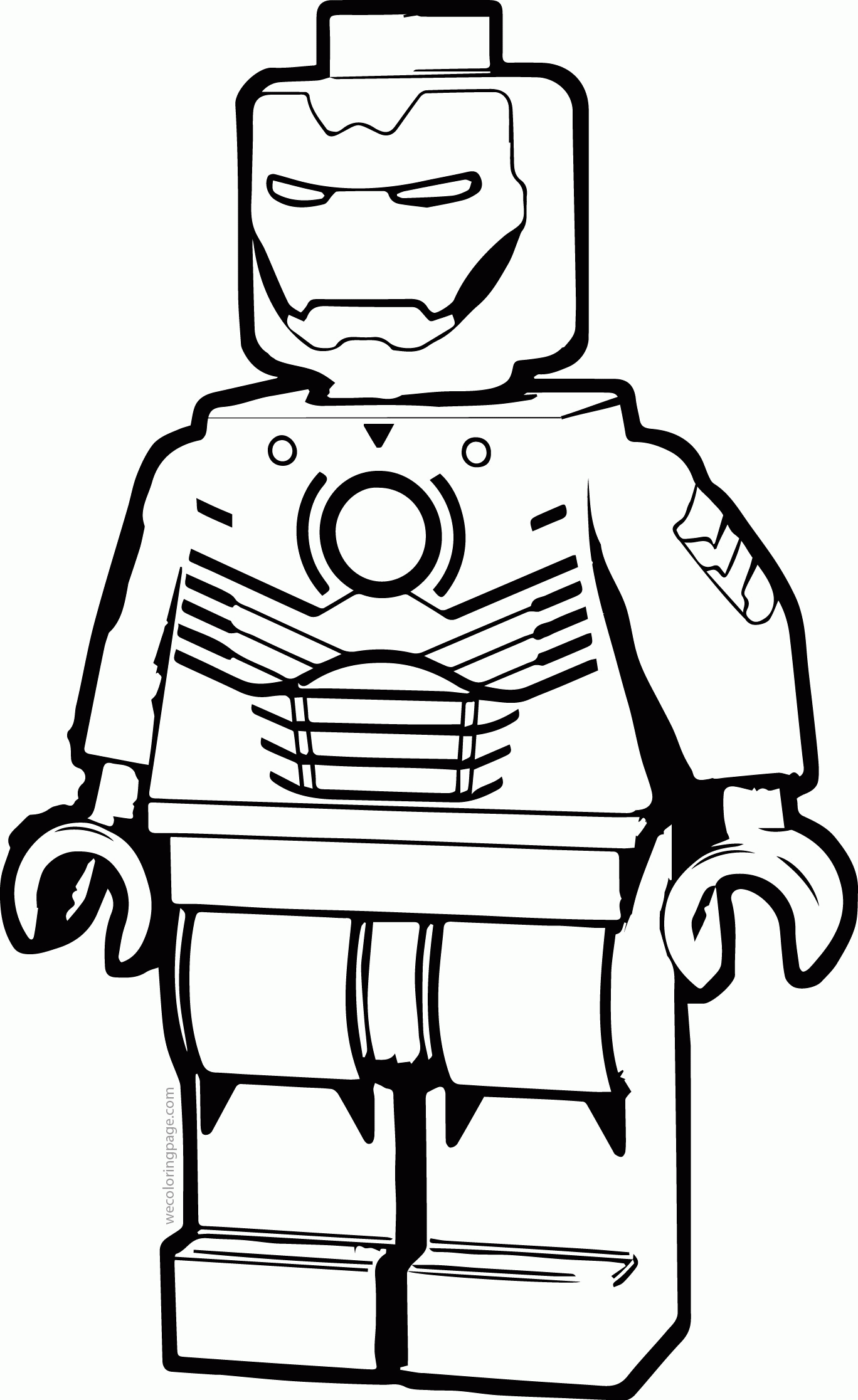 Lego Iron Man Coloring Pages Coloring Home
