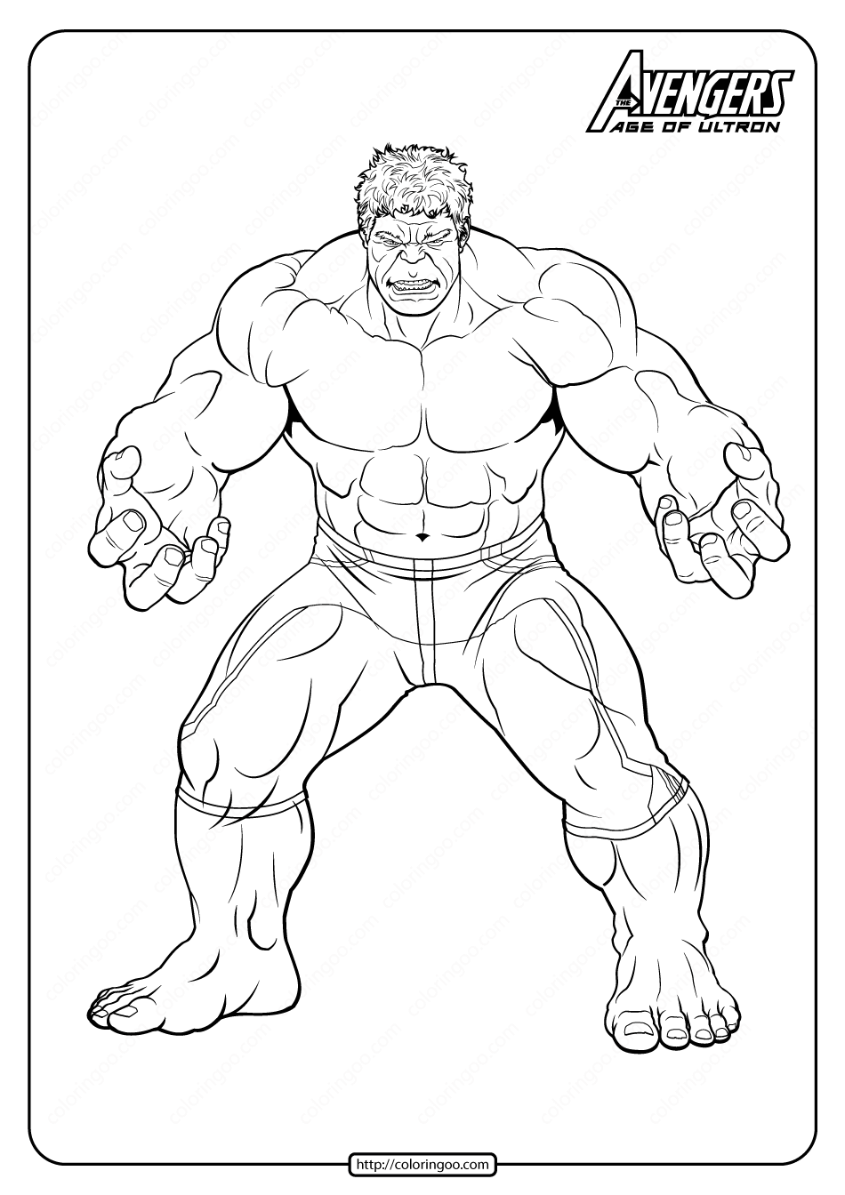 Lego Marvel Hulk Coloring Pages