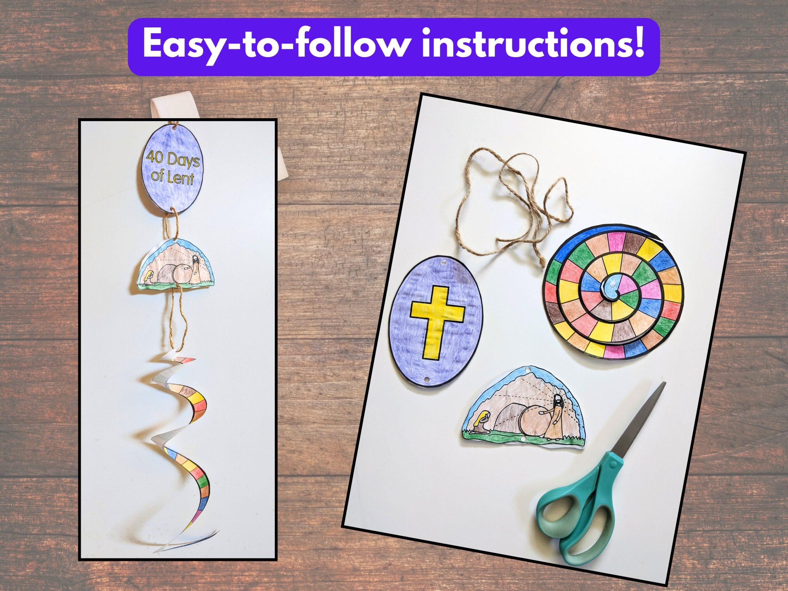 Lent Craft For Kids Lent Calendar 2024 Lent Coloring Activity Sunday 