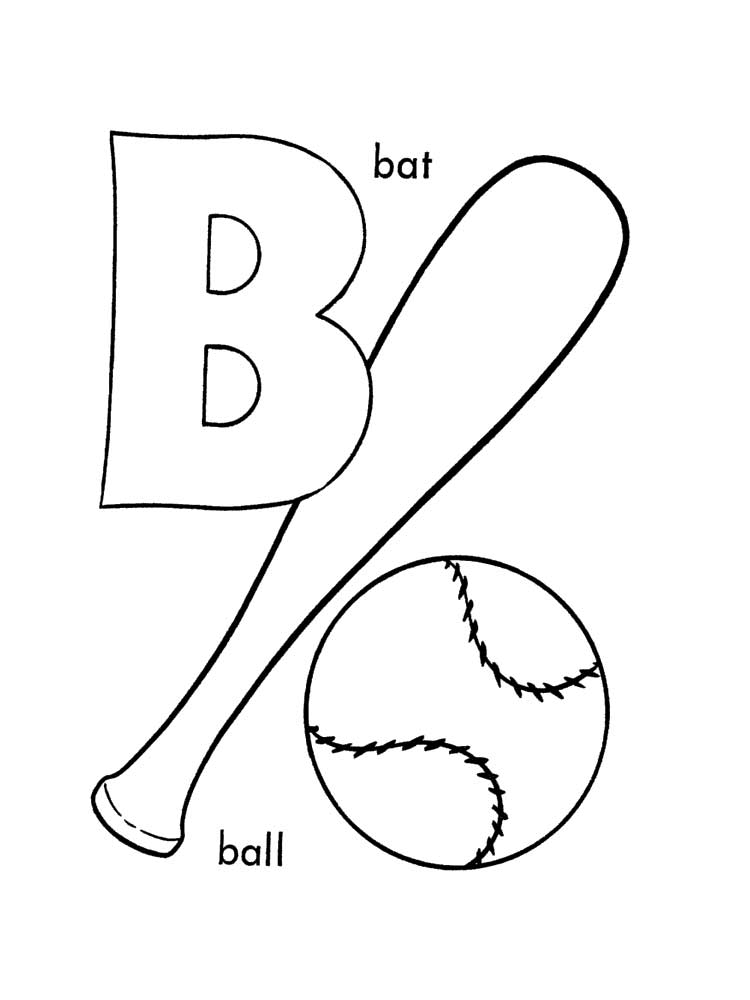 Letter A And B Coloring Page
