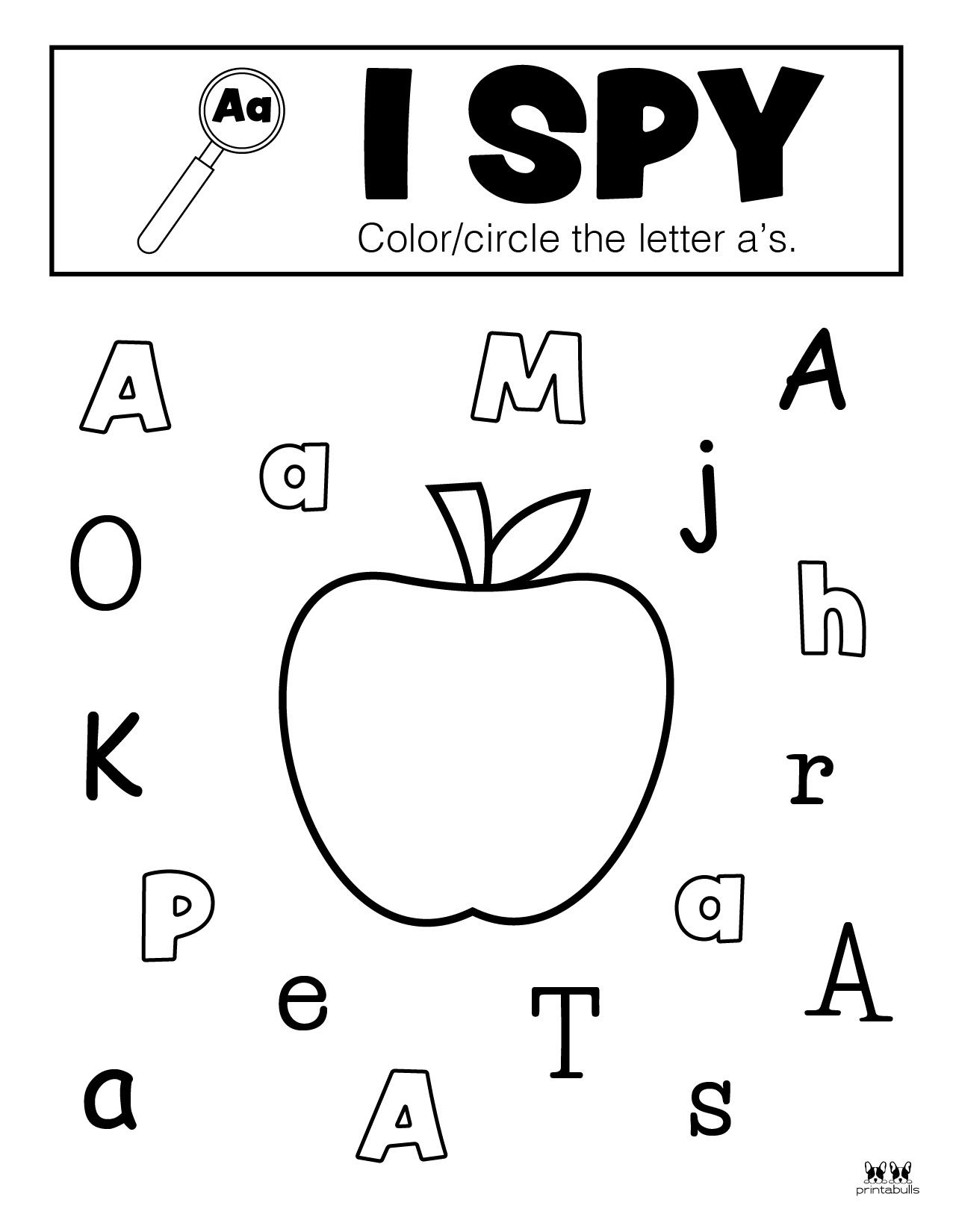 Letter A Worksheets 50 FREE Printables Printabulls Printable Worksheets