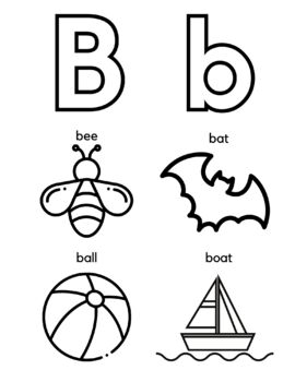 letter b worksheets for preschoolers