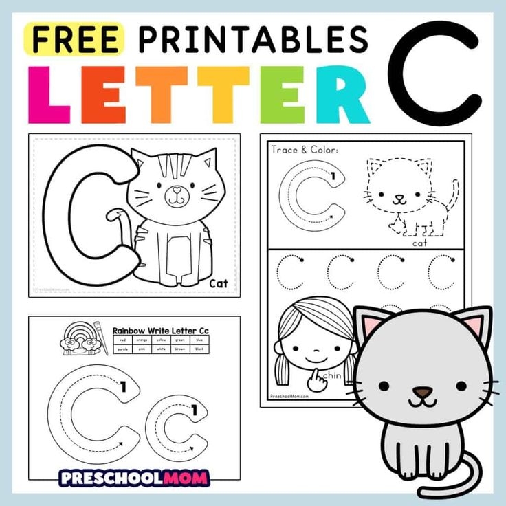 free printable letter c worksheets