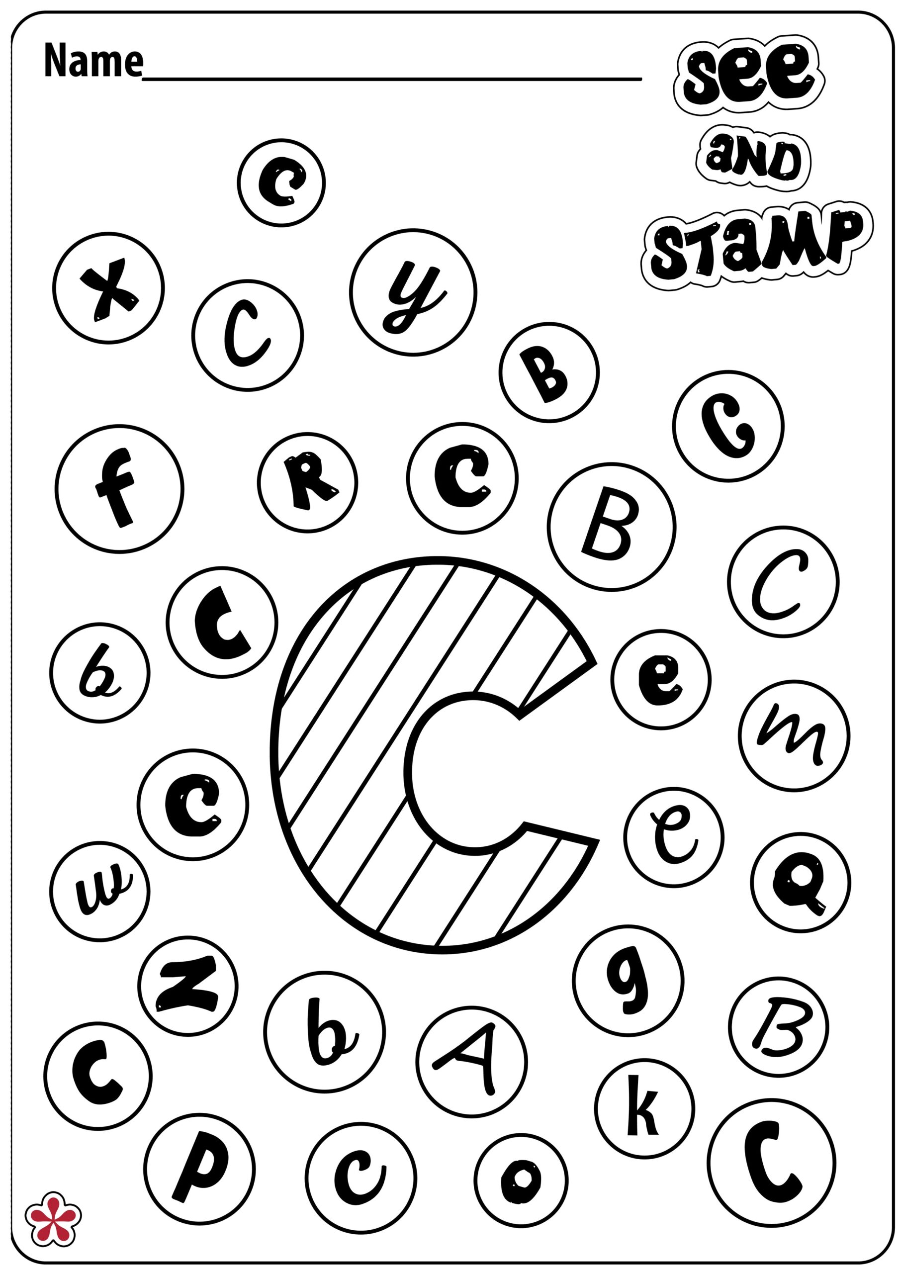letter c cutting worksheets