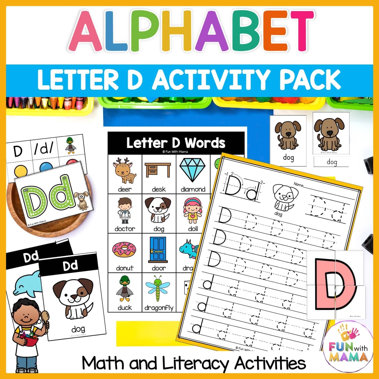 Letter D Activities Fun With Mama Shop