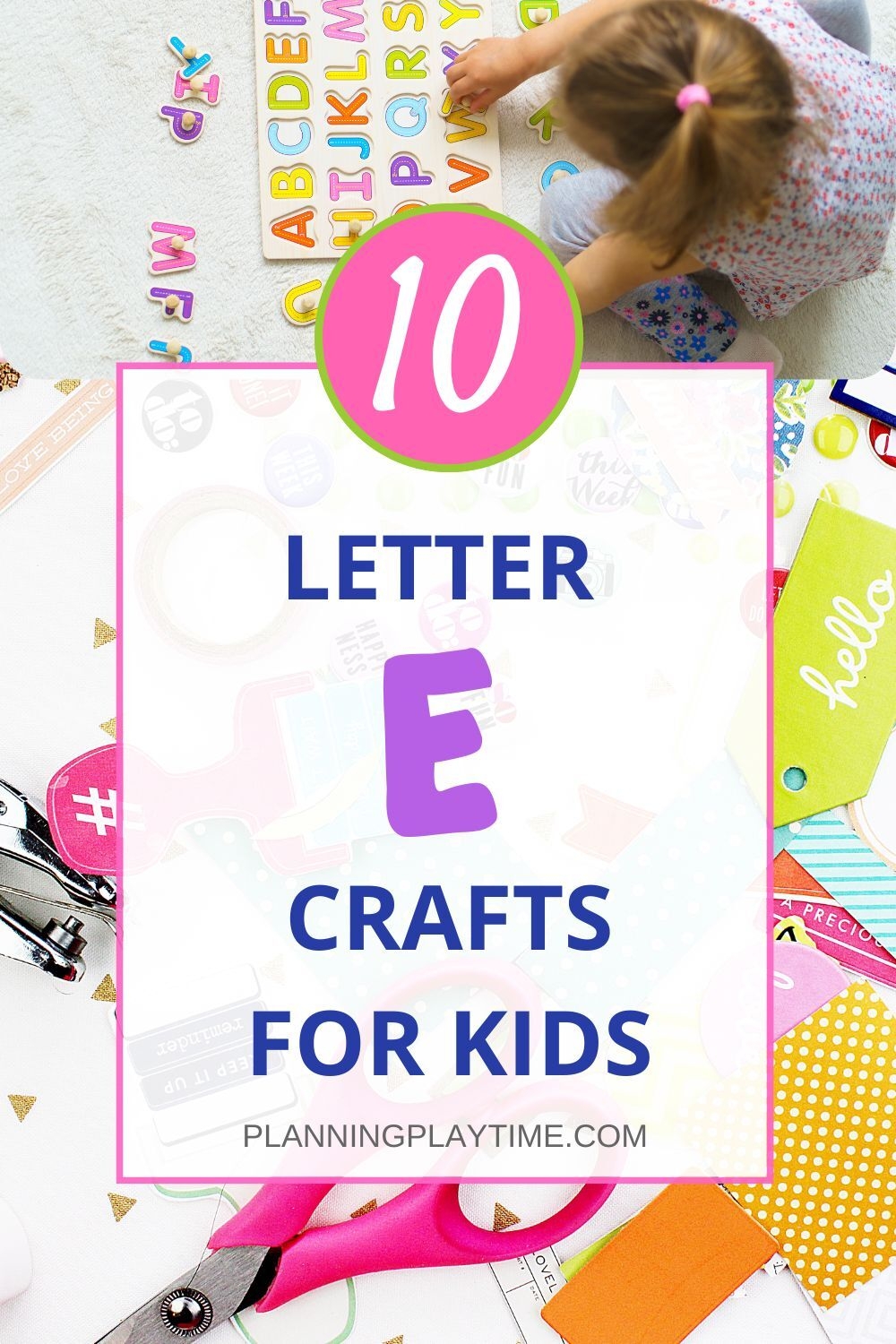 Letter E Preschool Crafts Planning Playtime