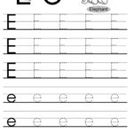 Letter E Tracing Worksheets Letter Tracing Worksheets