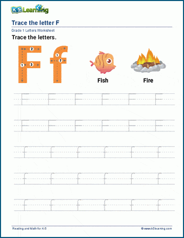 Letter F Worksheet Worksheets Library
