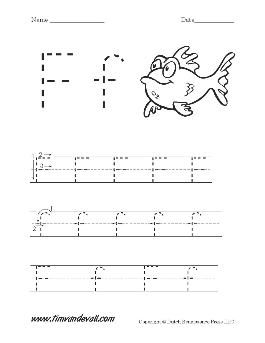 the letter f worksheets for preschoolers