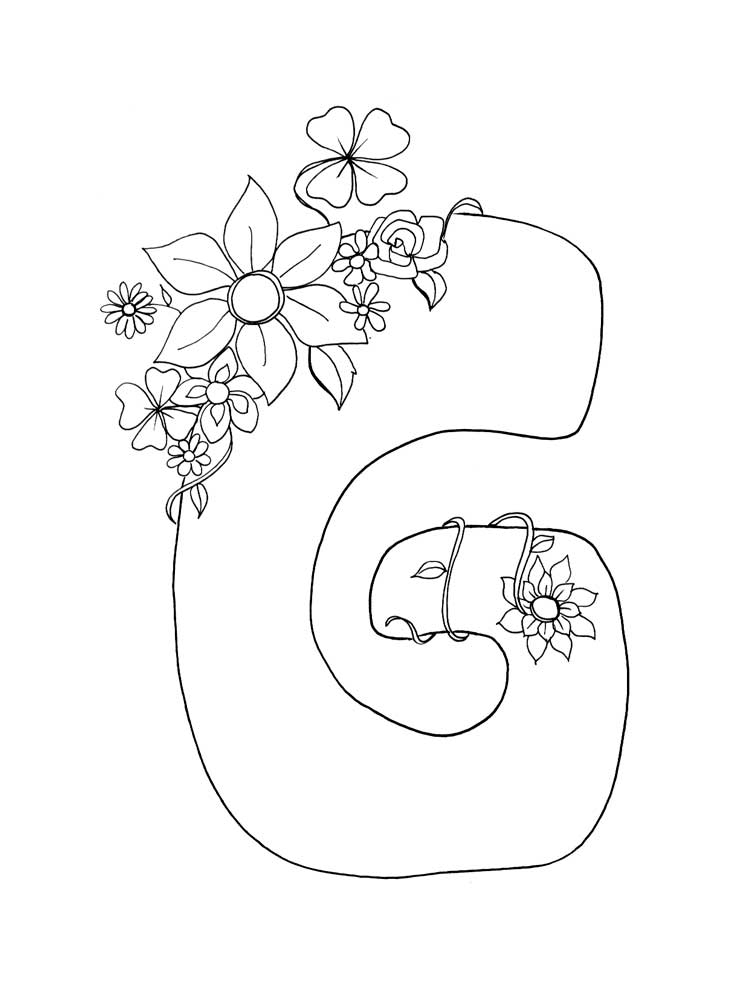 Letter G Coloring Pages