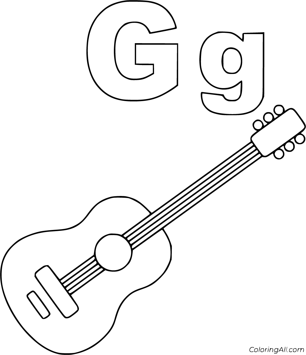 Letter G Coloring Pages 35 Free Printables ColoringAll