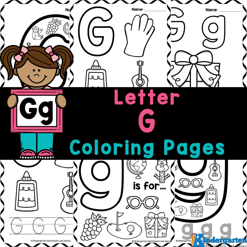 letter g coloring sheets printable